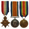 WW1 1914-15 Star Casualty Medal Trio - Pte. F.W. Phillips, Royal Marine Light Infantry - K.I.A. 27/4/1916