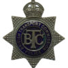 British Transport Commission (B.T.C.) Police Senior Officer's Enamelled Cap Badge - King's Crown