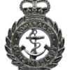 Admiralty Constabulary Chrome Cap Badge - Queen's Crown
