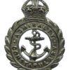 Admiralty Constabulary Chrome Cap Badge - King's Crown