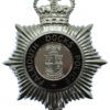 Falmouth Docks Police Enamelled Helmet Plate - Queen's Crown