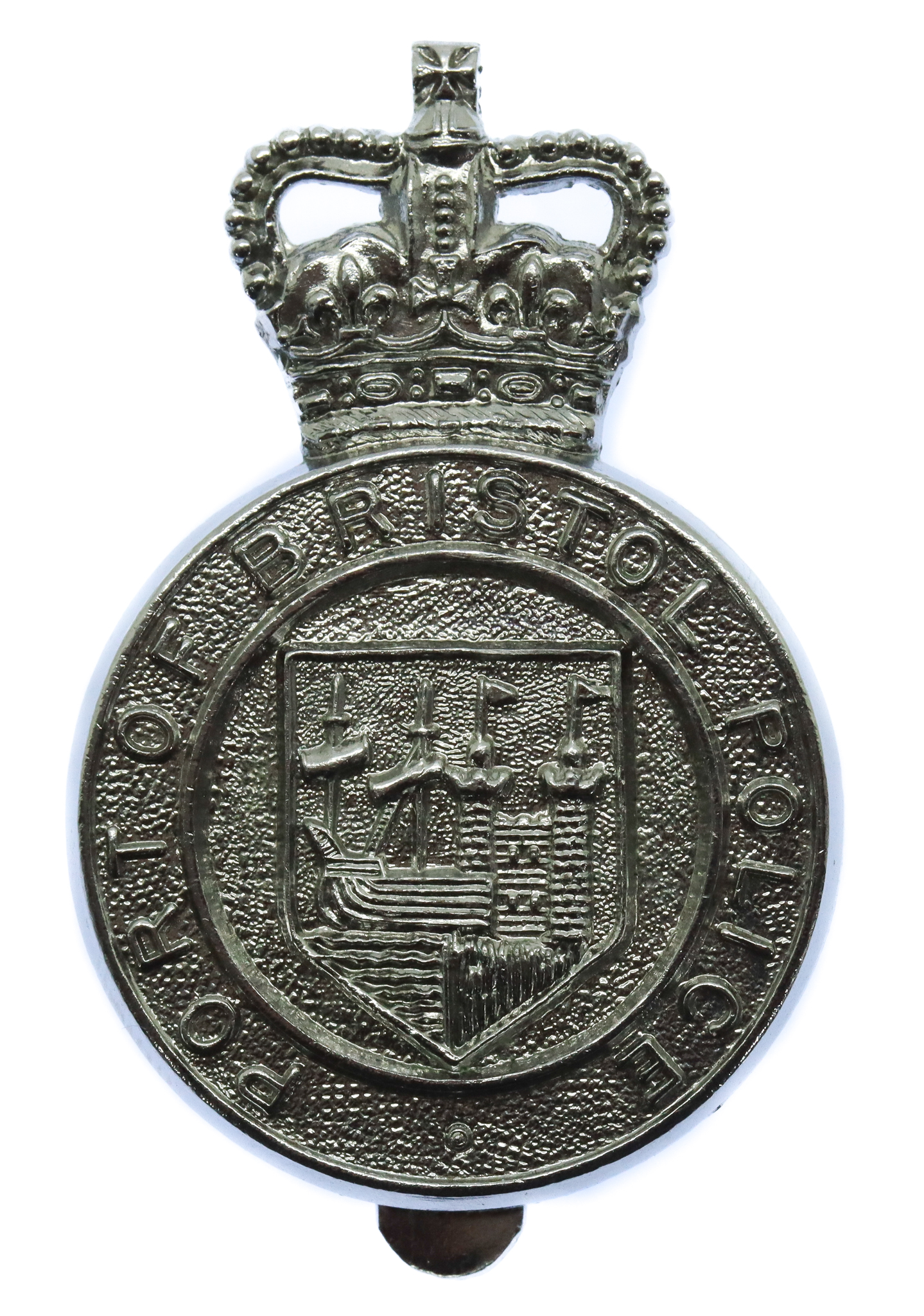 Port of Bristol Police Cap Badge - Queen's Crown