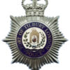 Port of Tilbury London Police Enamelled Helmet Plate - Queen's Crown 