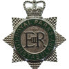 Royal Parks Constabulary Enamelled Star Cap Badge - Queen's Crown