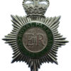 Royal Parks Constabulary Enamelled Helmet Plate - Queen's Crown