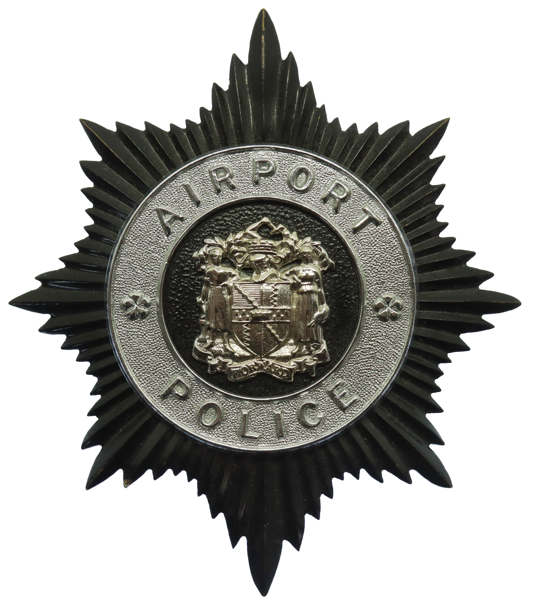 Birmingham Airport Police Helmet Plate