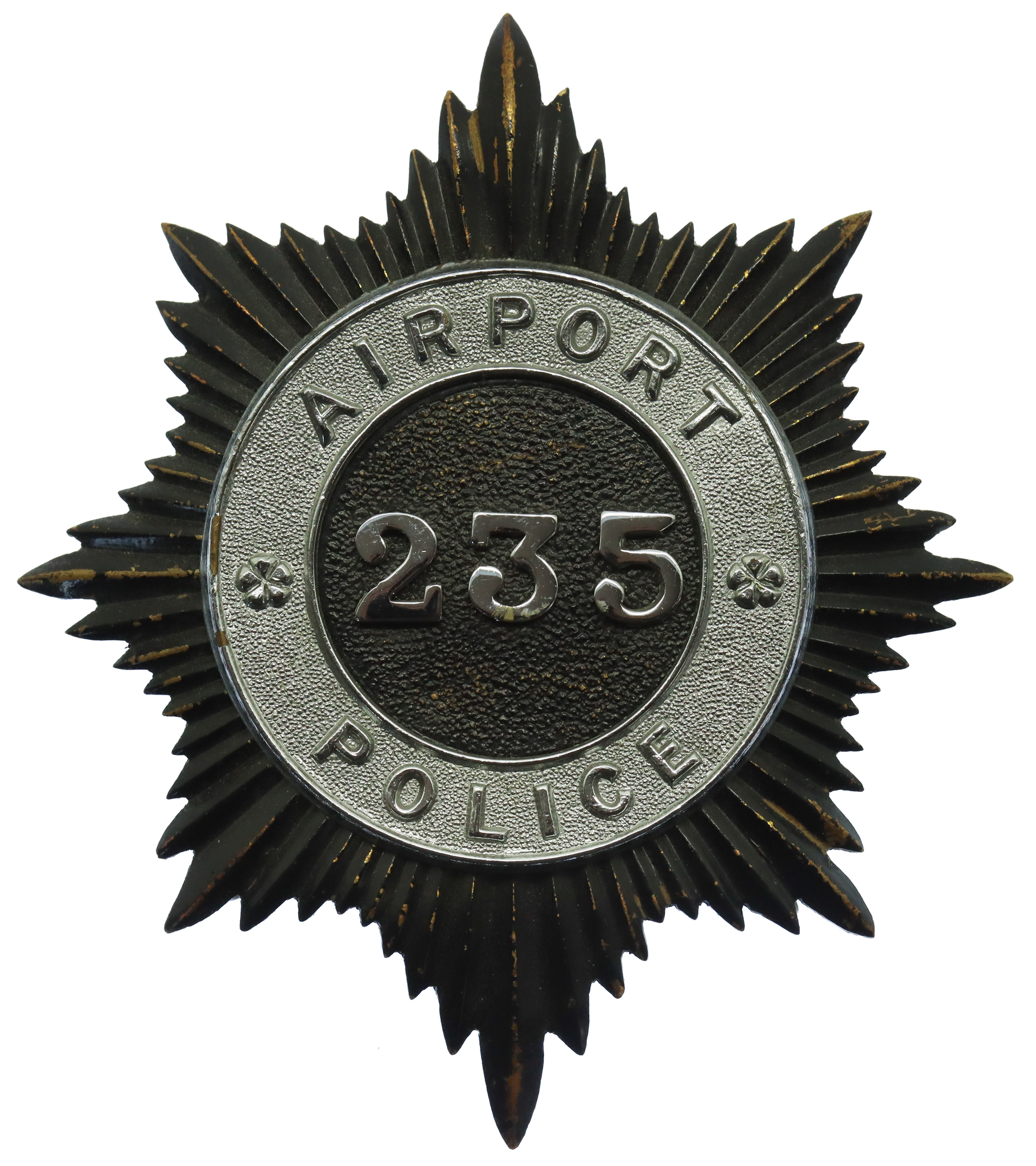 Civil Aviation Constabulary Airport Police Helmet Plate