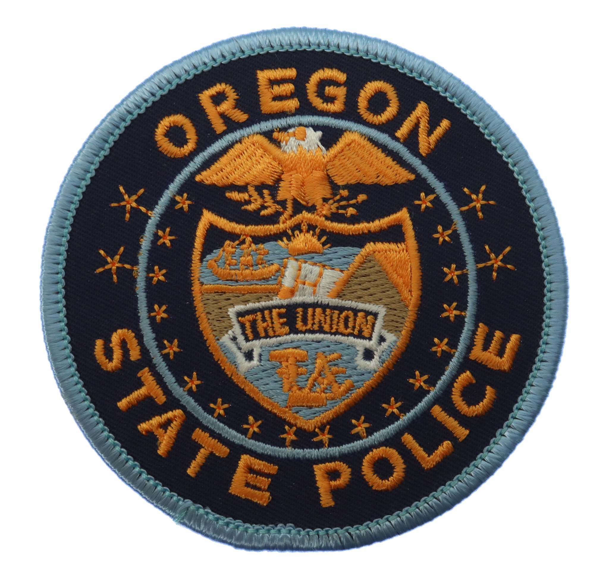 United States Oregon State Police Cloth Patch Badge