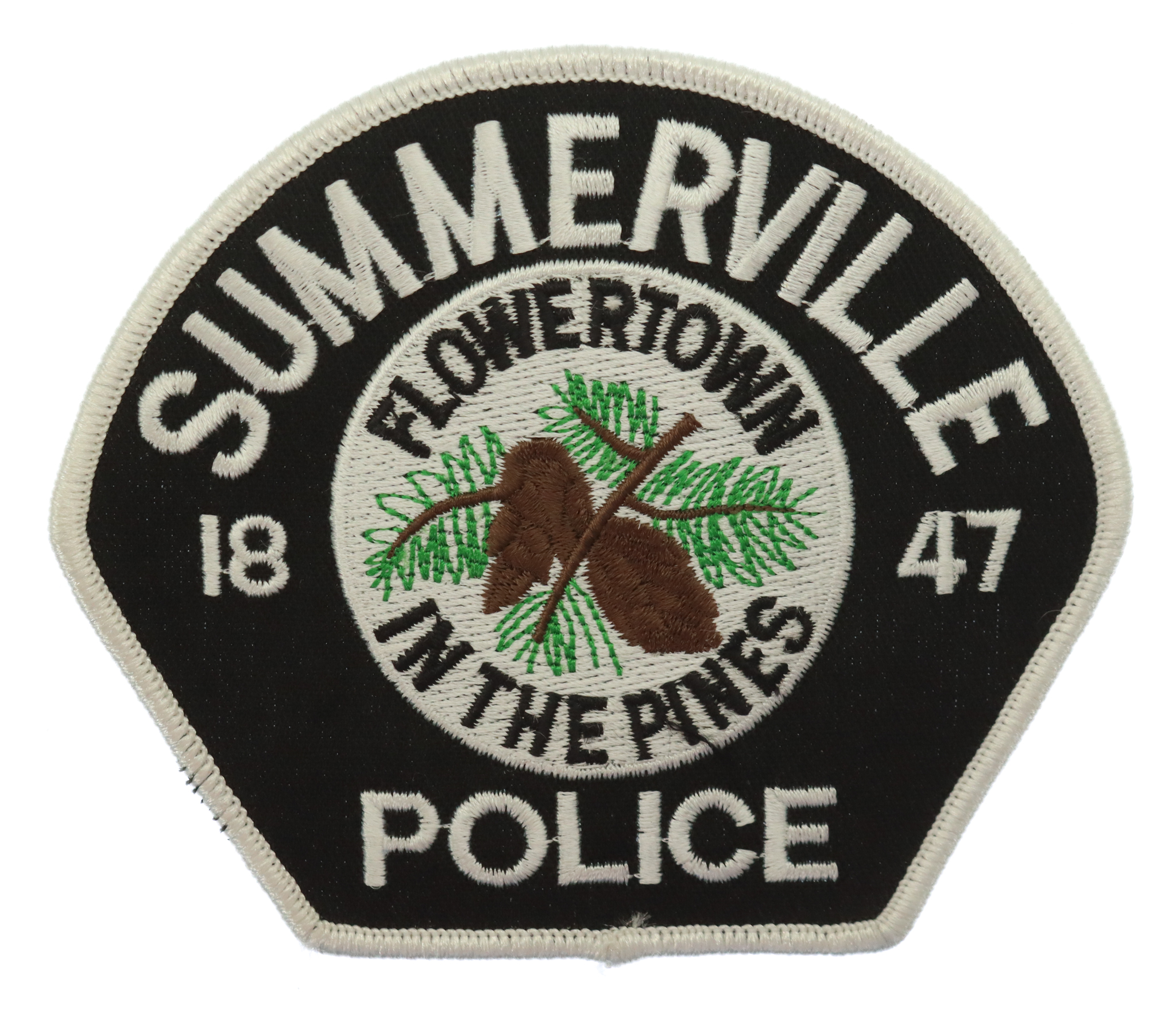 United States Summerville Police Cloth Patch Badge