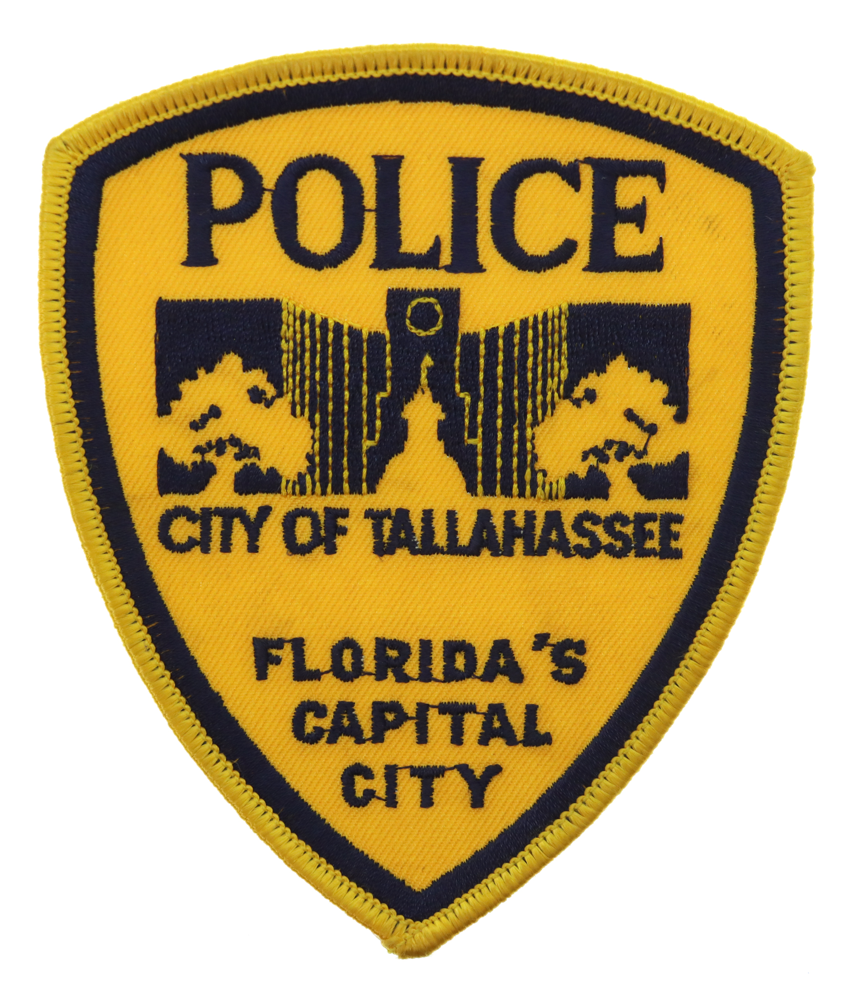 United States City of Tallahassee Police Cloth Patch Badge