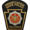 United States Pennsylvania State Police Trooper Cloth Patch Badge