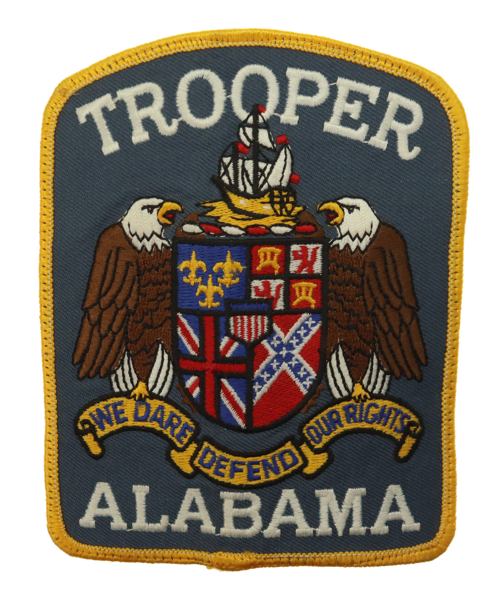 United States Alabama Trooper Cloth Patch Badge