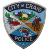 United States City of Craig Police Cloth Patch Badge