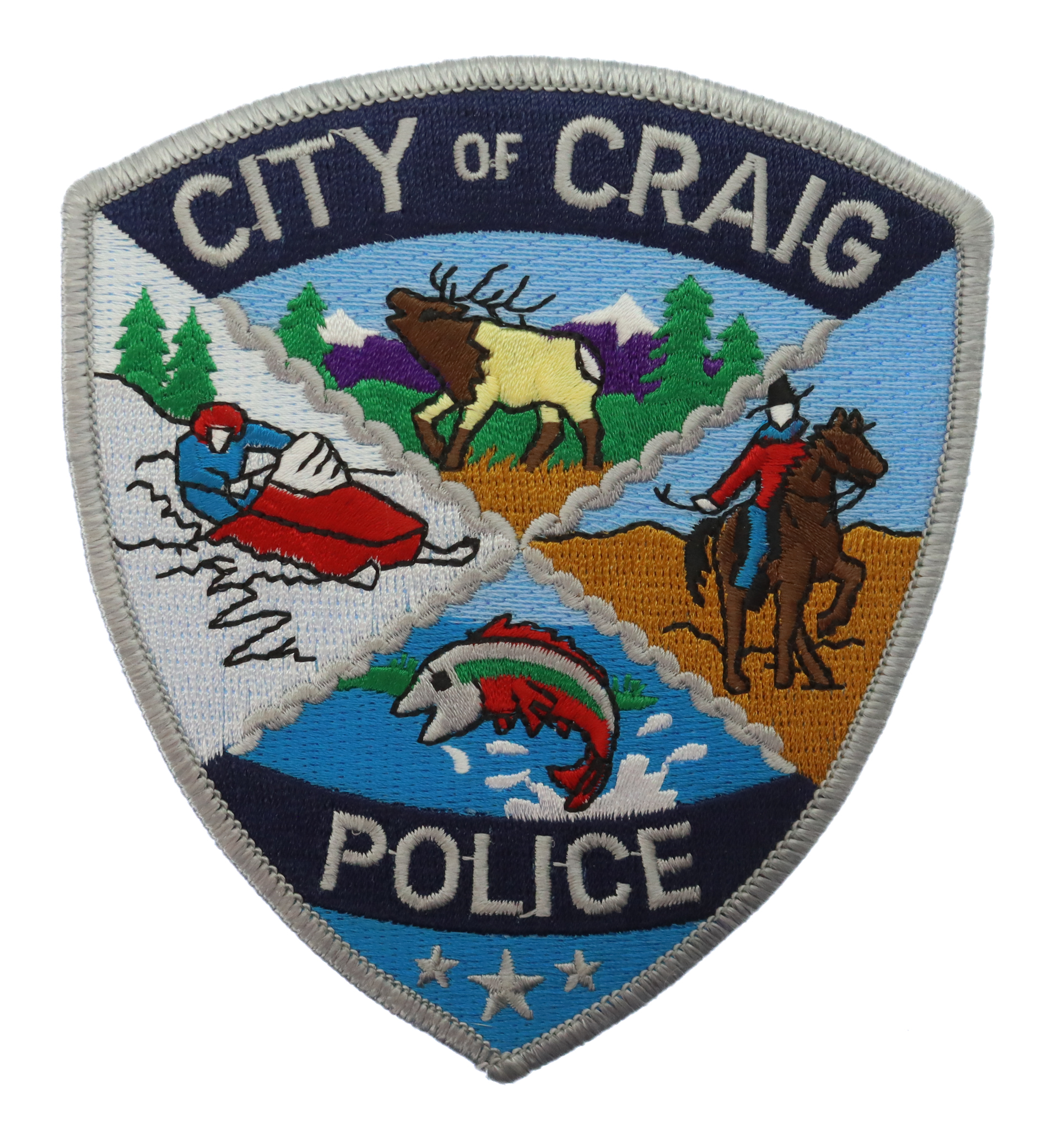 United States City of Craig Police Cloth Patch Badge
