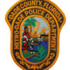 United States Dade County Florida Metro-Dade Police Department Cloth Patch Badge