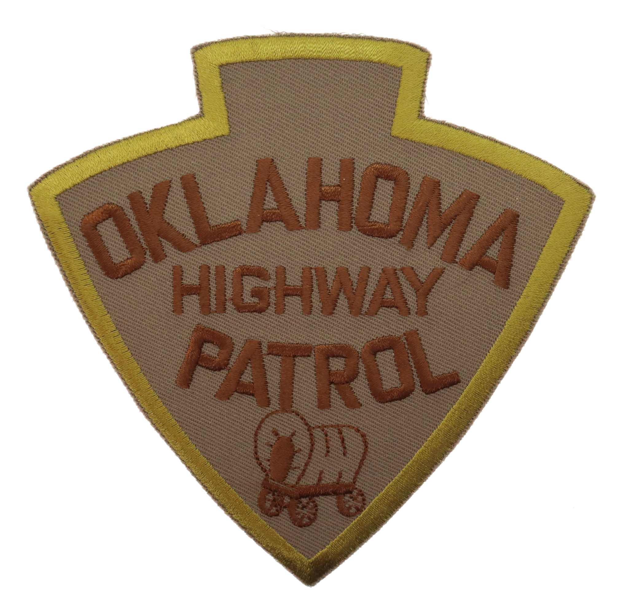 United States Oklahoma Highway Patrol Cloth Patch Badge