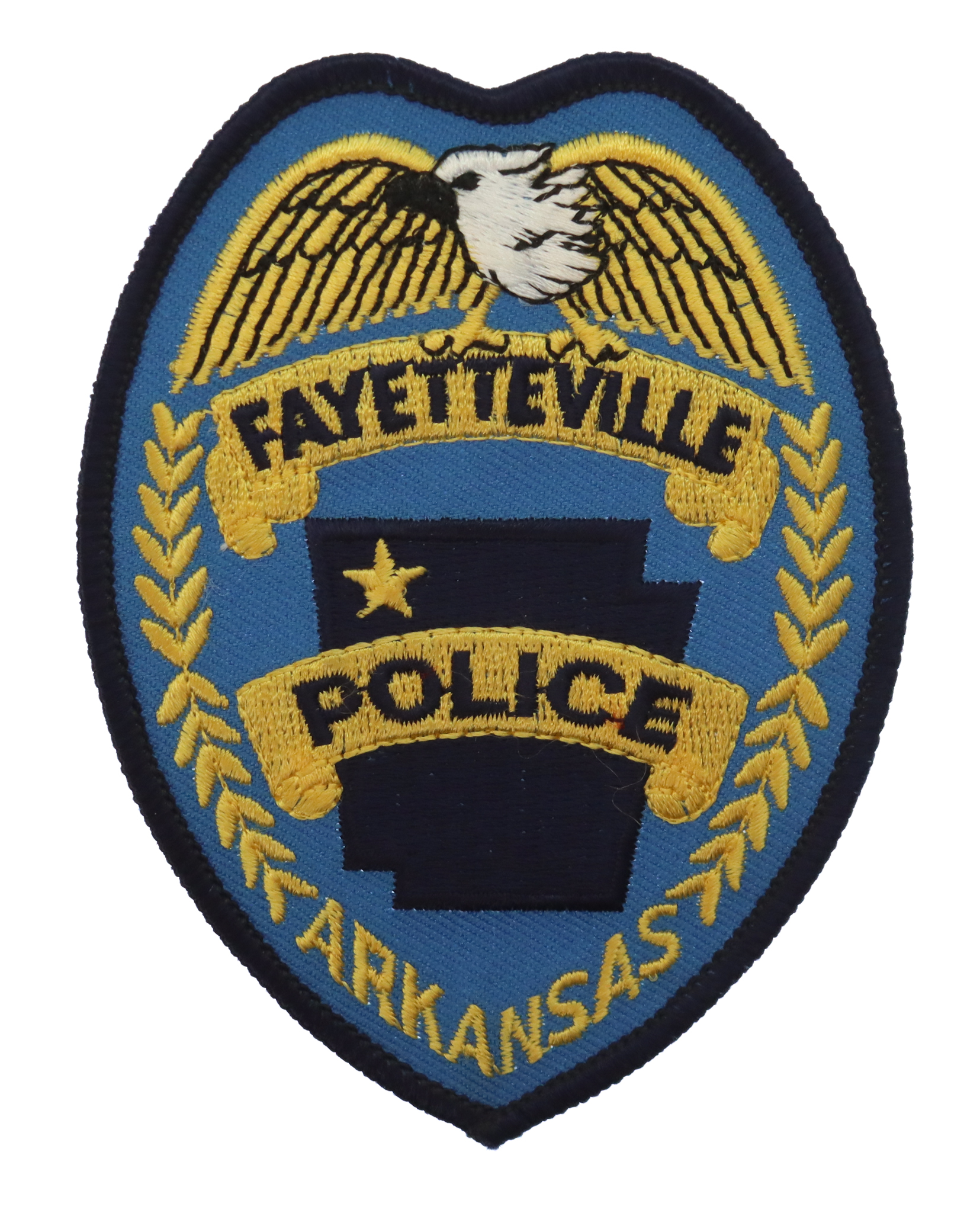 United States Fayetteville Police Arkansas Cloth Patch Badge