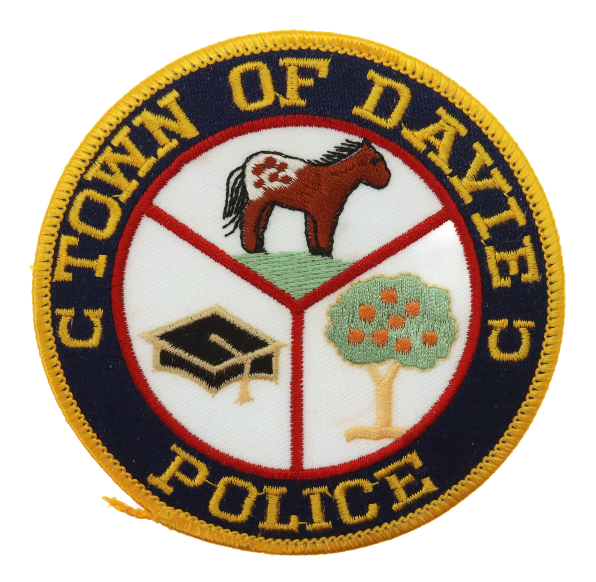 United States Town of Davie Police Cloth Patch Badge