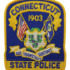 United States Connecticut State Police Cloth Patch Badge