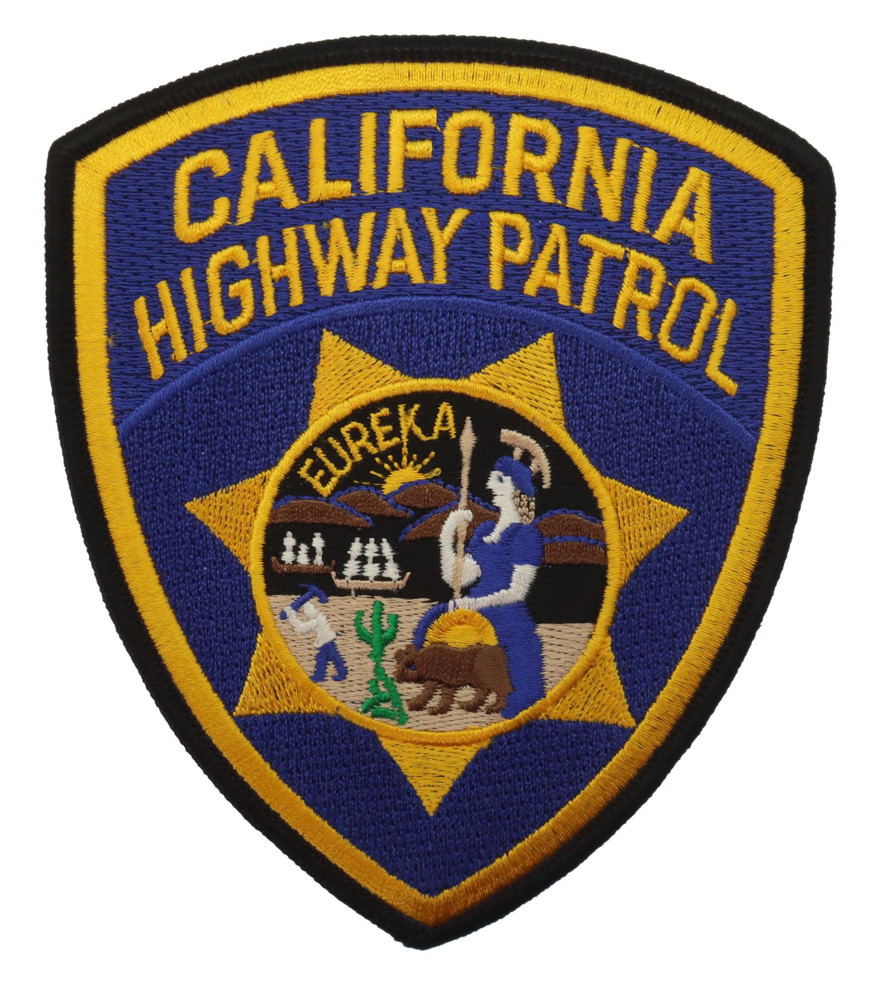 United States California Highway Patrol Cloth Patch Badge