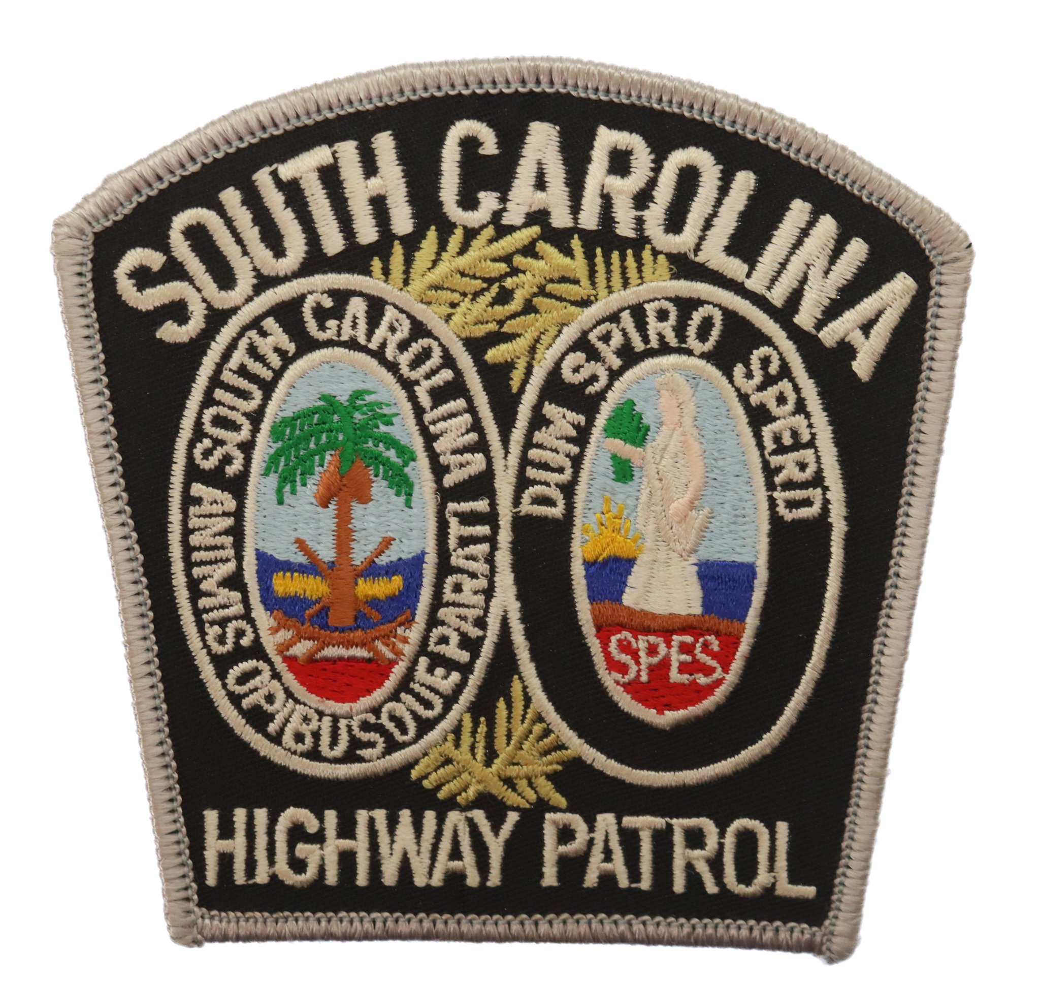 United States South Carolina Highway Patrol Cloth Patch Badge