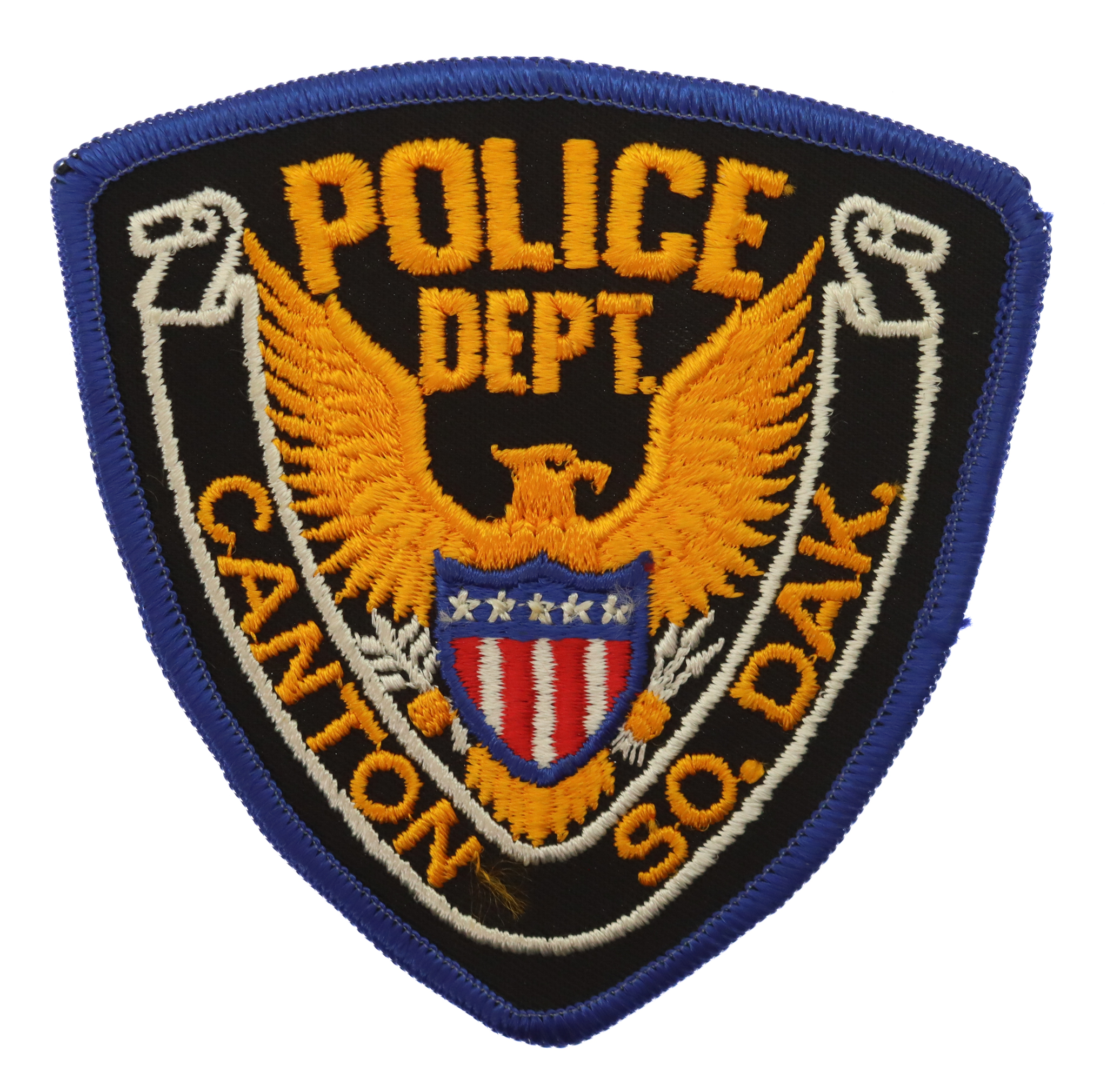 United States Canton So. Dak. Police Dept. Cloth Patch Badge