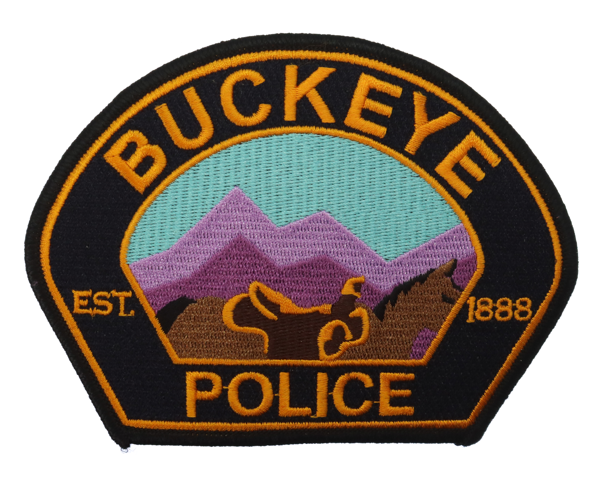 United States Buckley Police Cloth Patch Badge