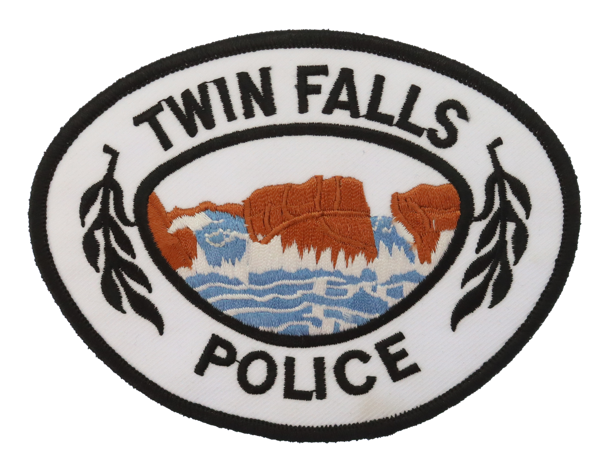 United States Twin Falls Police Cloth Patch Badge