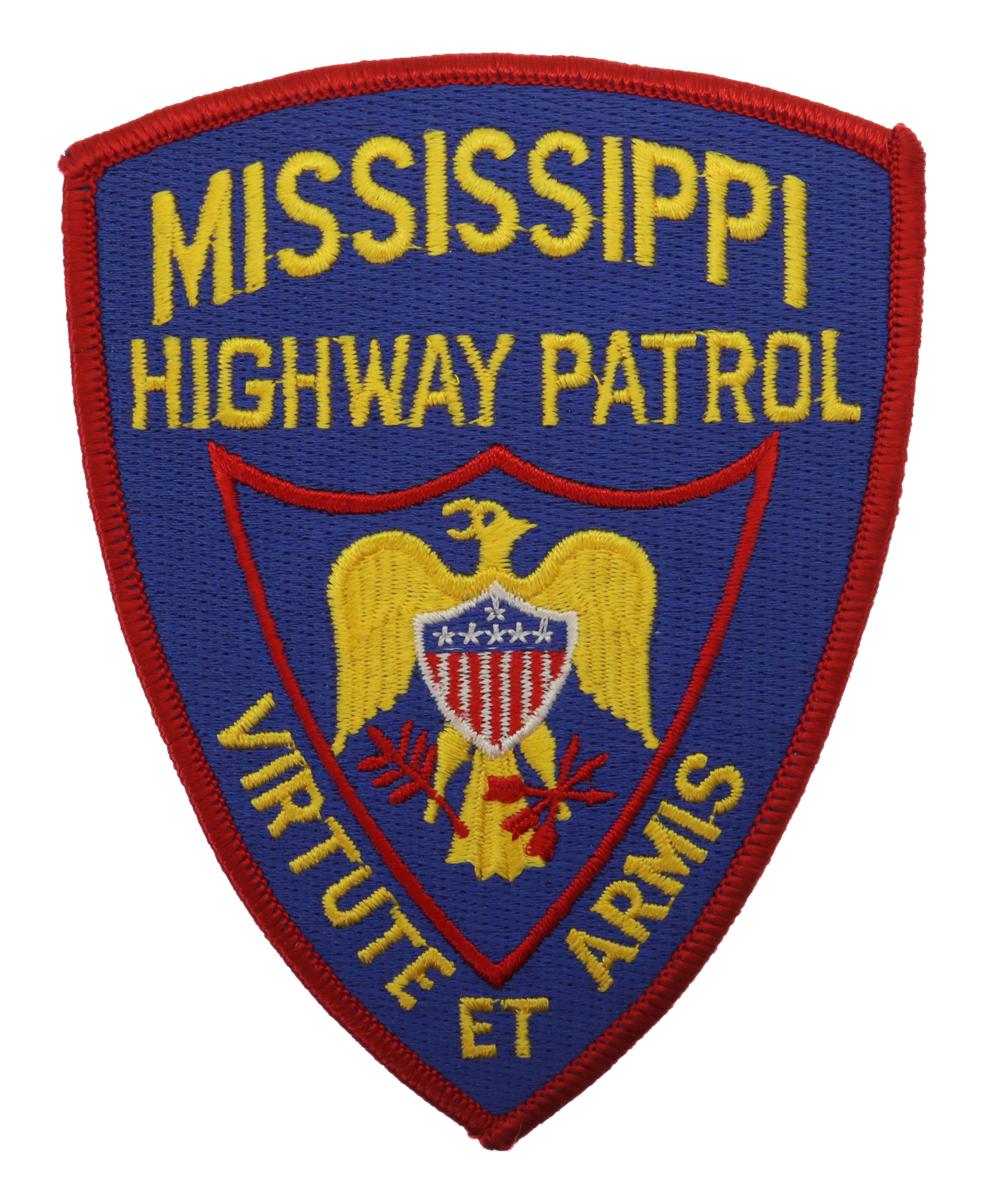 United States Mississippi Highway Patrol Cloth Patch Badge