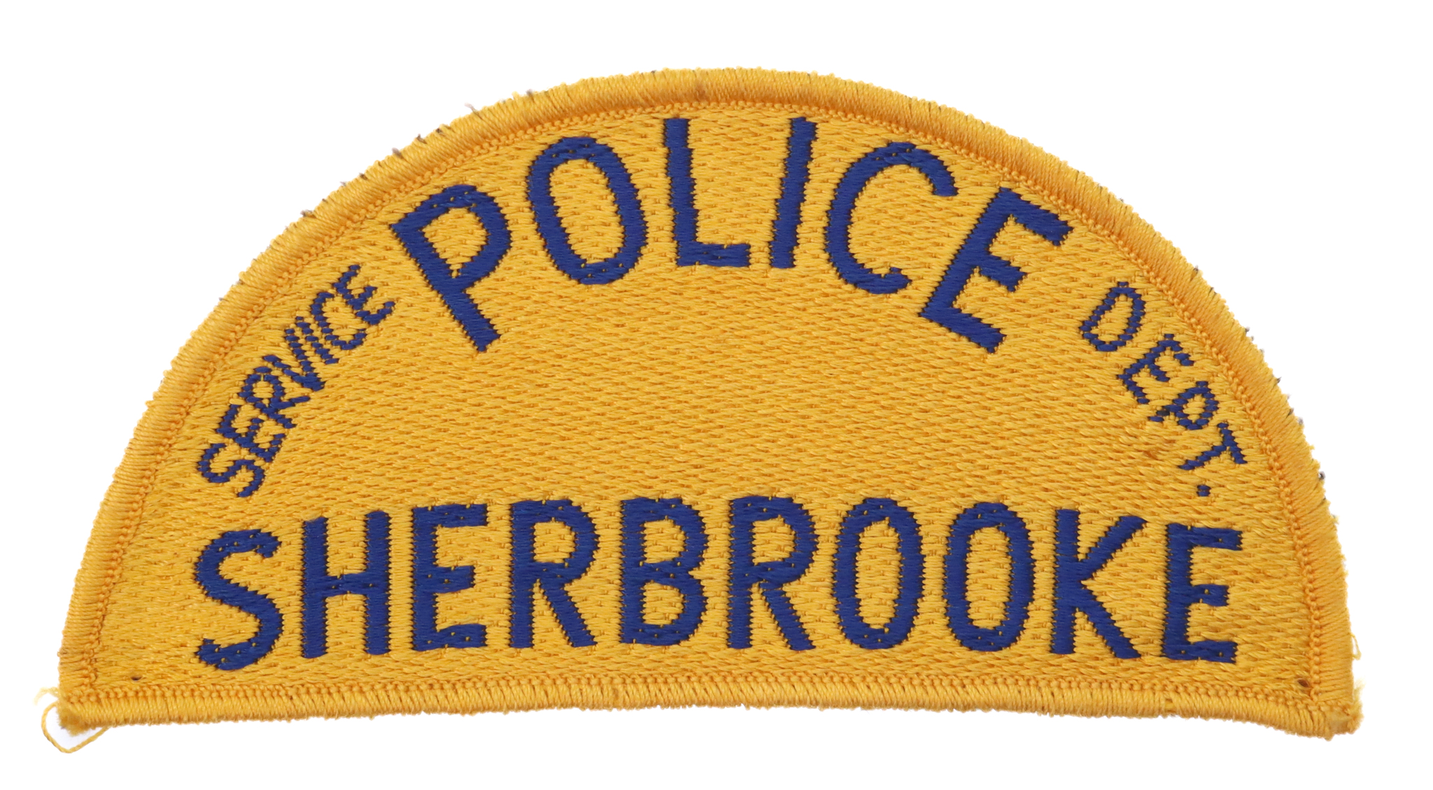 Canadian Sherbrooke Police  Dept. Cloth Patch Badge