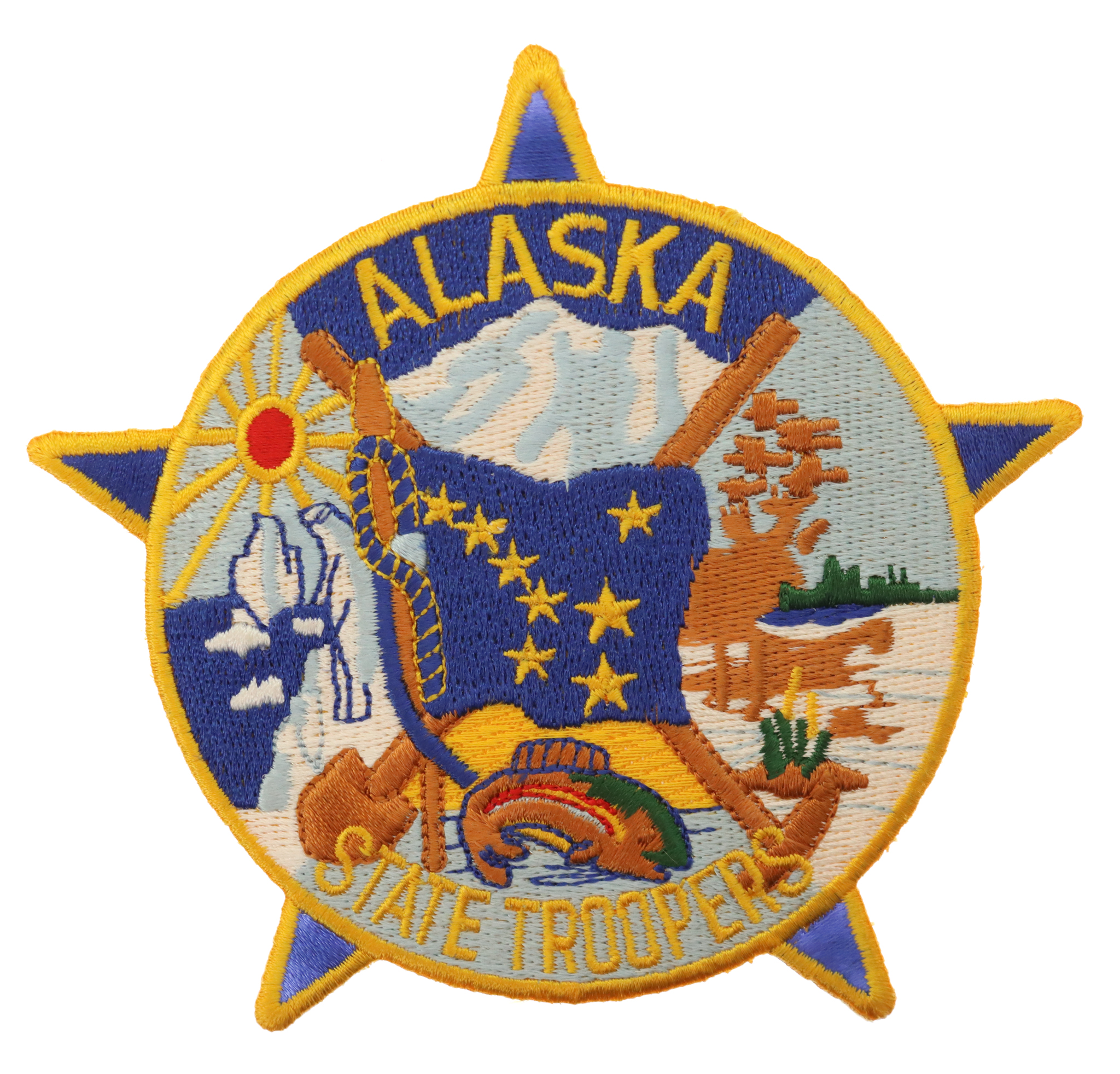United States Alaska State Troopers Cloth Patch Badge