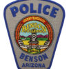 United States Benson Arizona Police Cloth Patch Badge