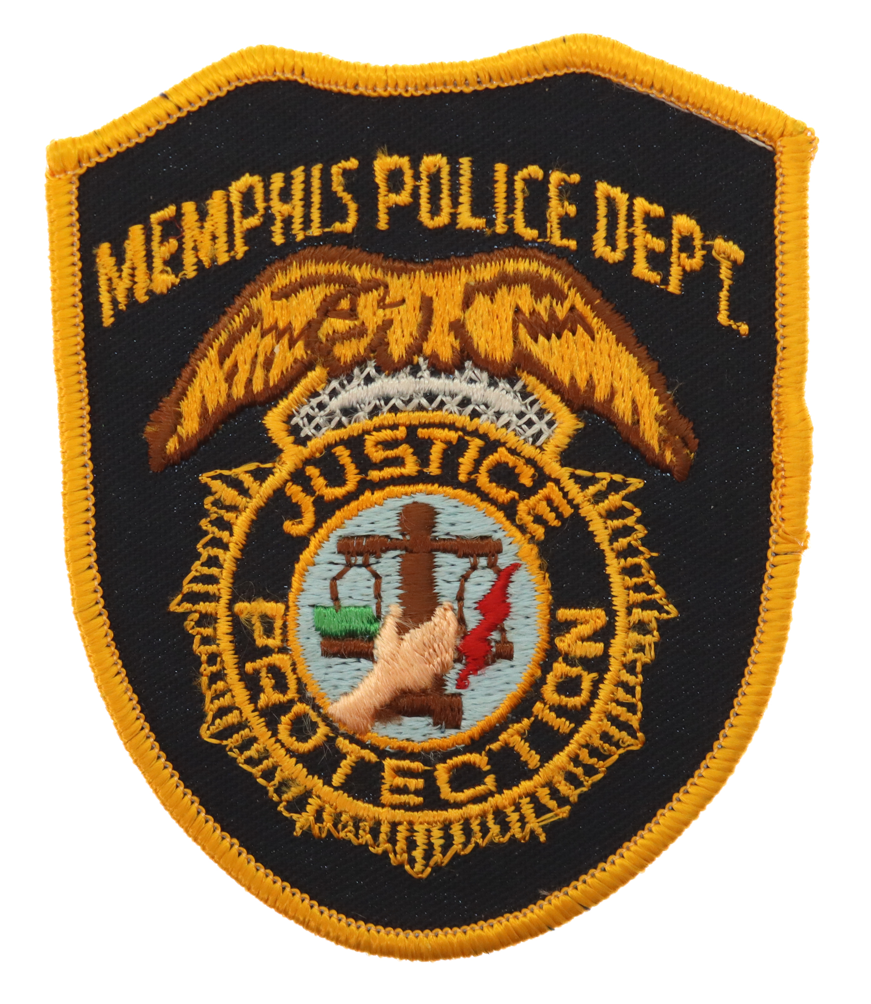 United States Memphis Police Dept. Cloth Patch Badge