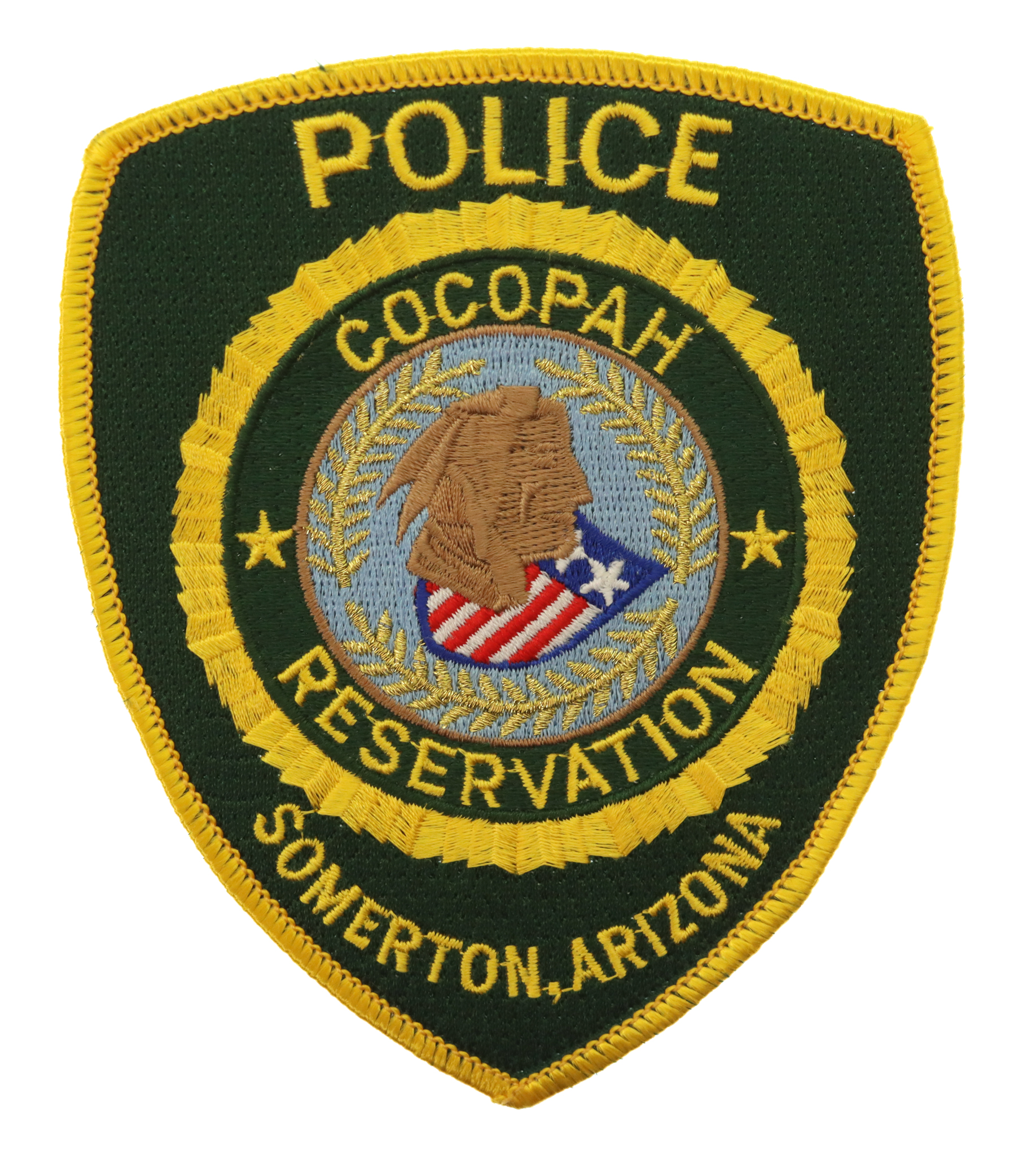 United States Cocopah Reservation Somerton  Arizona Police Cloth Patch Badge