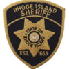 United States Rhode Island Sheriff Cloth Patch Badge