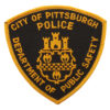 United States City of Pittsburgh Police Department of Public Safety Cloth Patch Badge