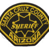 United States Santa Cruz County Arizona Sheriff Cloth Patch Badge