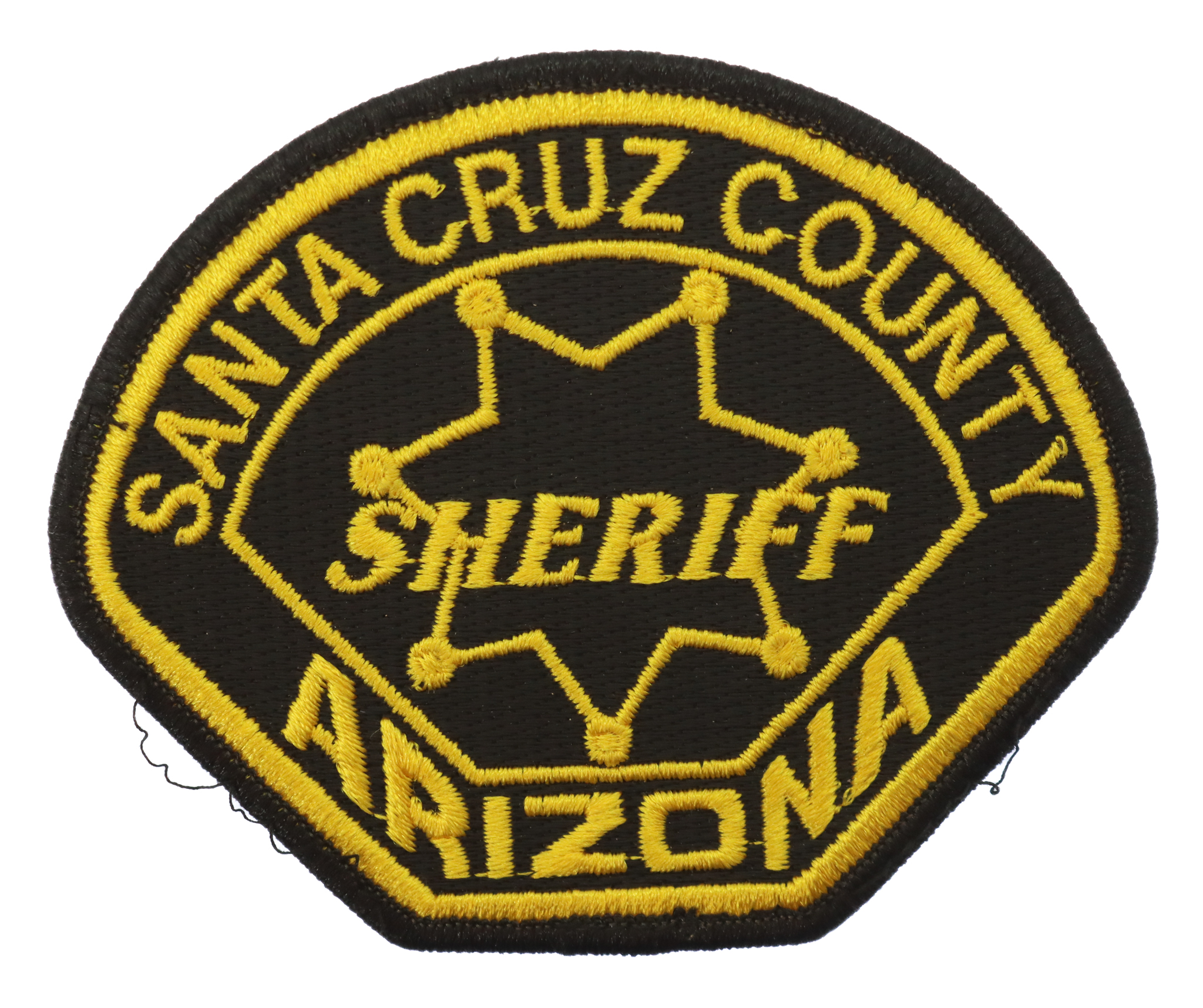 United States Santa Cruz County Arizona Sheriff Cloth Patch Badge