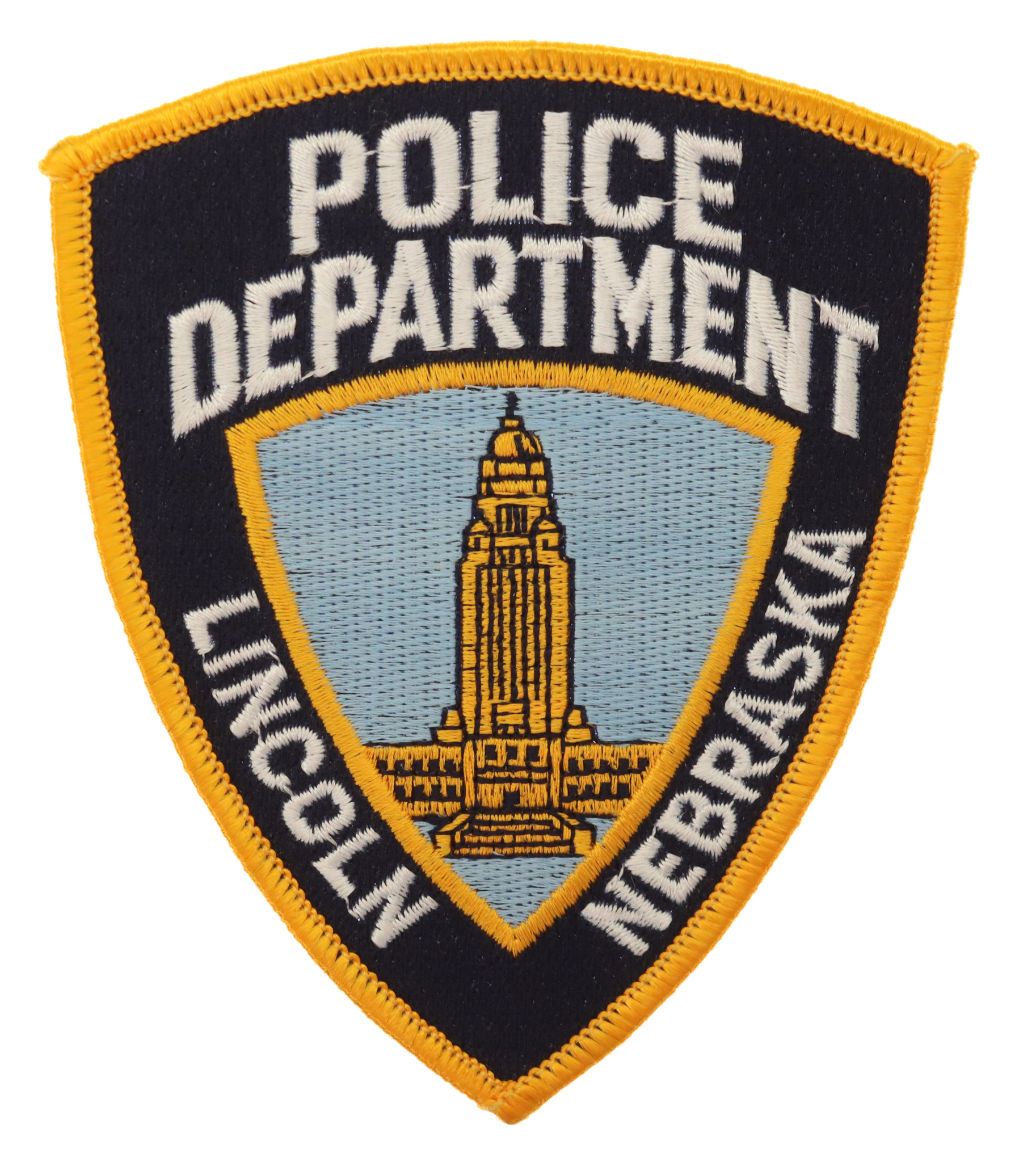 United States Lincoln Nebraska Police Department Cloth Patch Badge