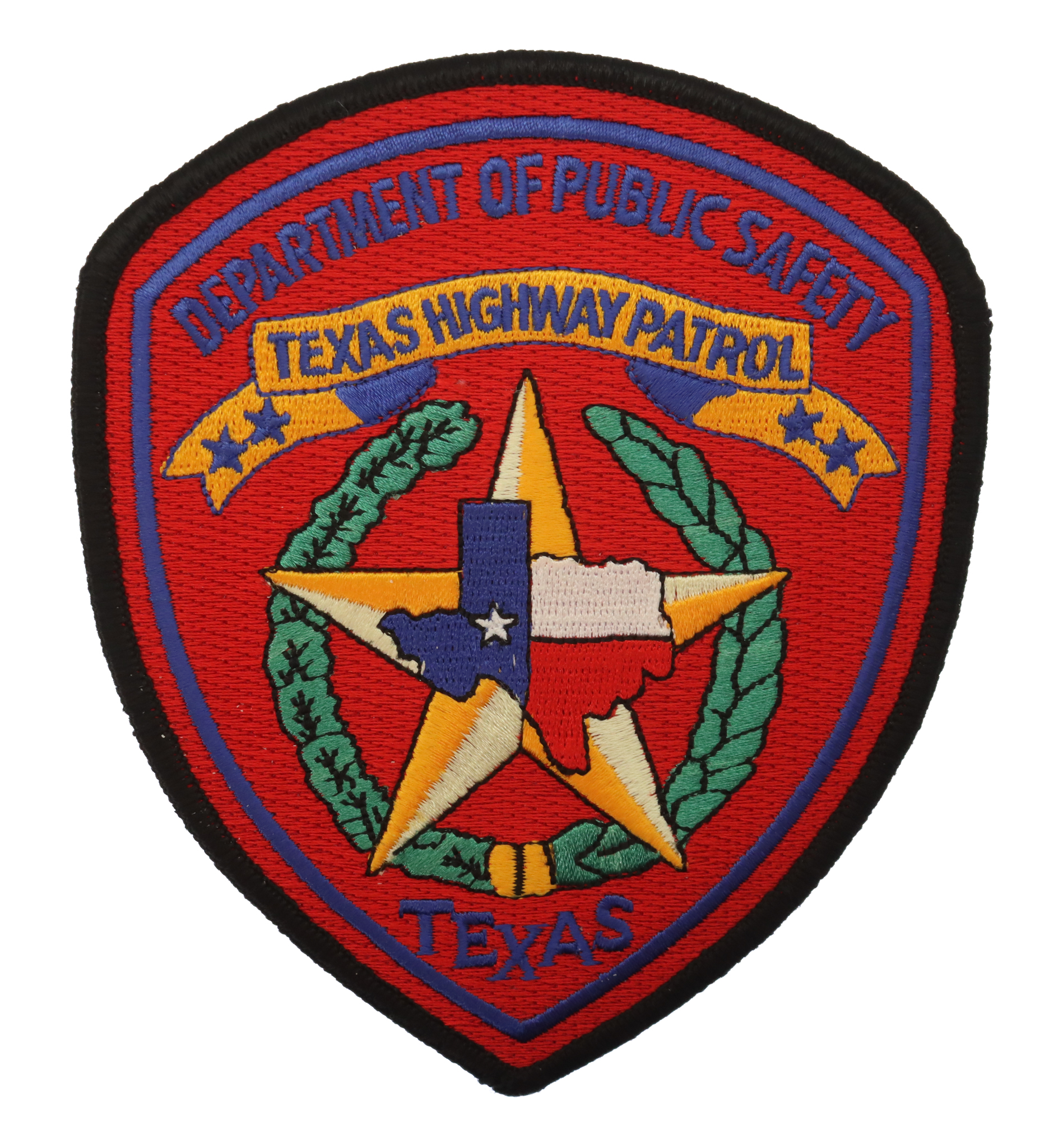 United States Department of Public Safety Texas Highway Patrol Cloth Patch Badge