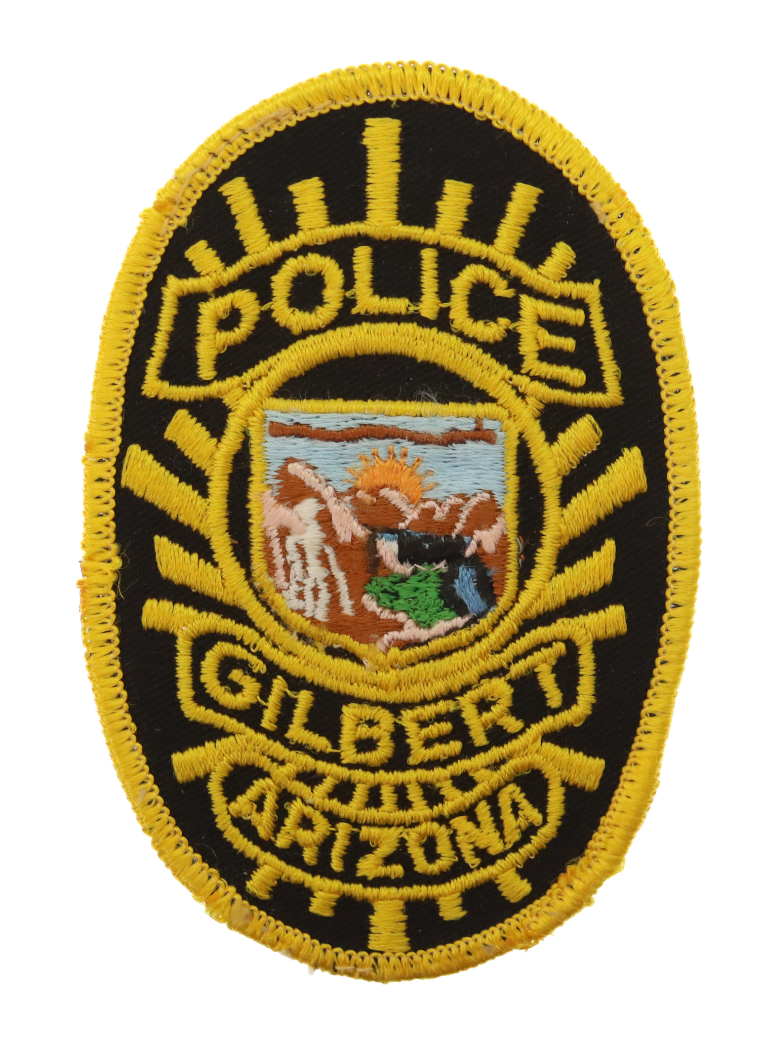 United States Gilbert Arizona Police Cloth Patch Badge