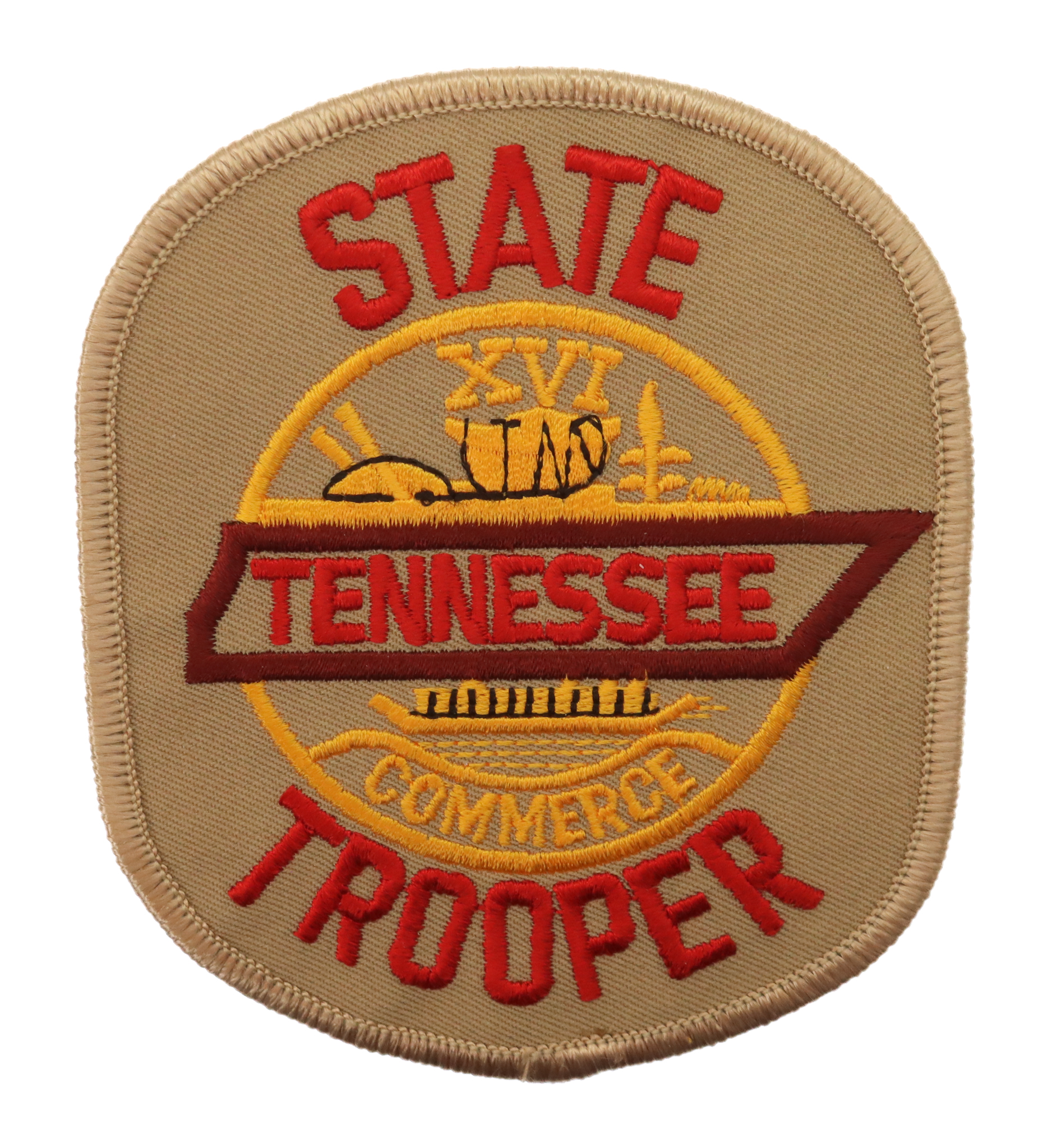 United States State Trooper Tennessee Cloth Patch Badge