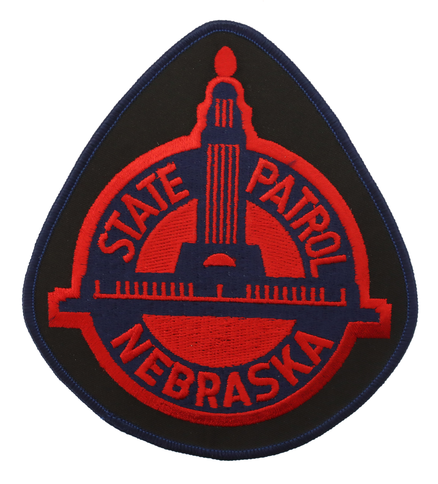 United States State Patrol Nebraska Cloth Patch Badge