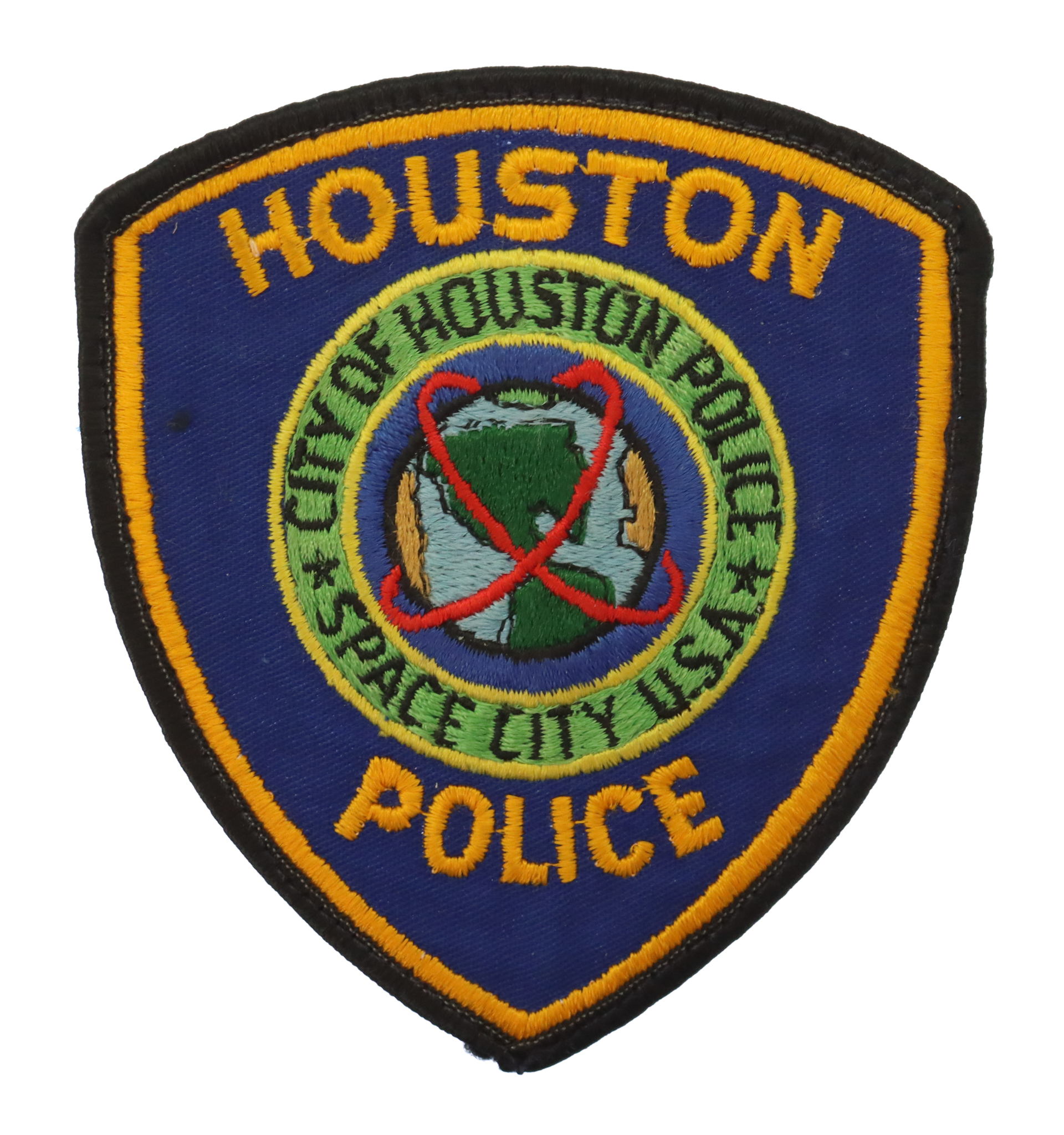 United States Houston Police Cloth Patch Badge