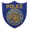 United States City of Sacramento Police Cloth Patch Badge