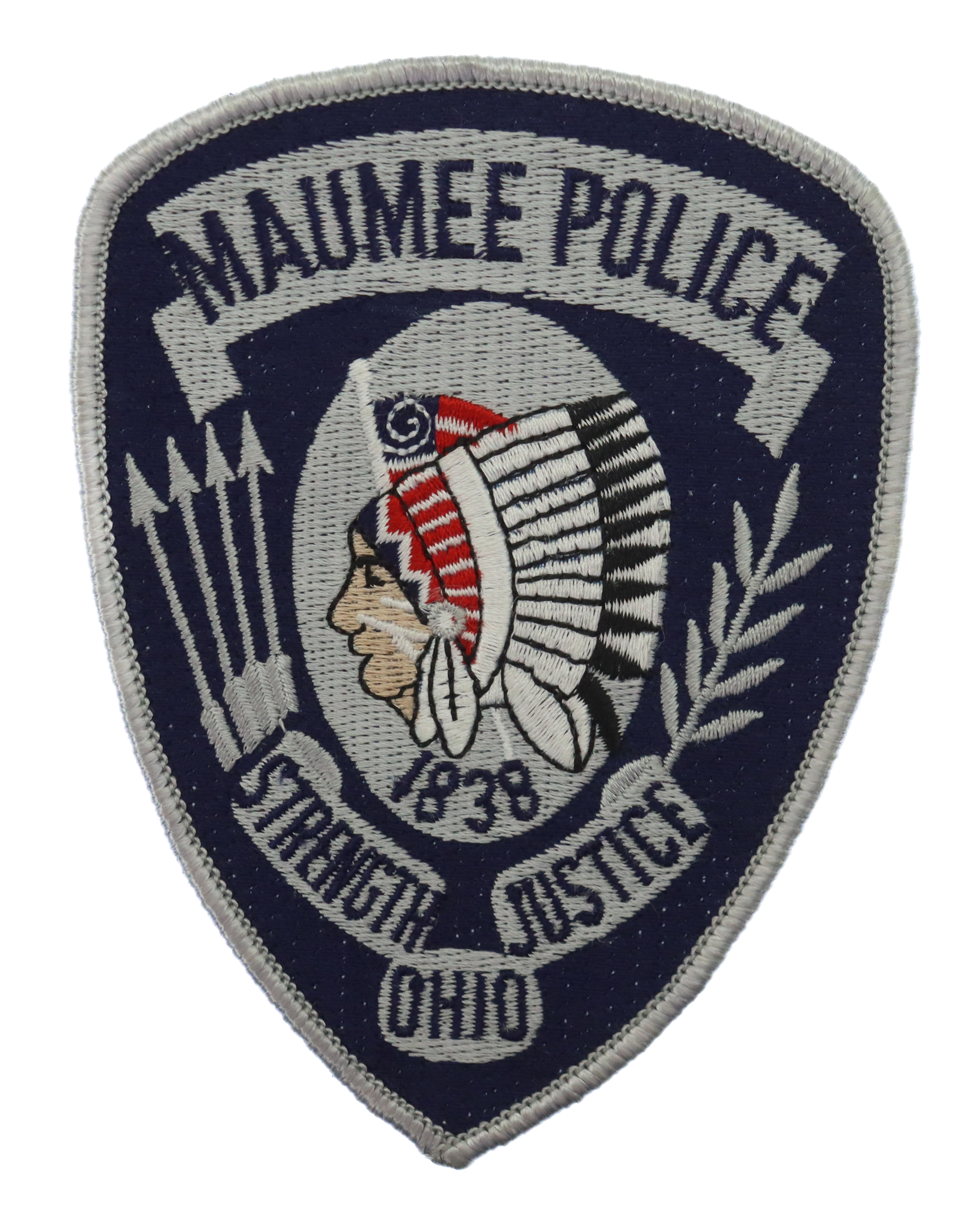 United States Maumee Police Ohio Cloth Patch Badge