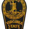 United States Virginia State Police Cloth Patch Badge