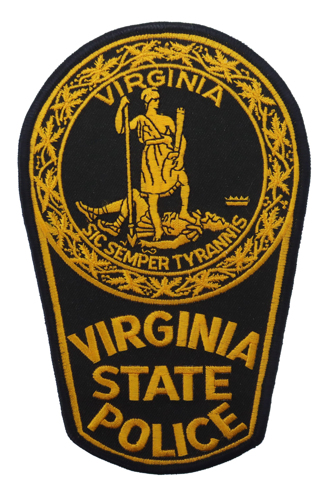 United States Virginia State Police Cloth Patch Badge