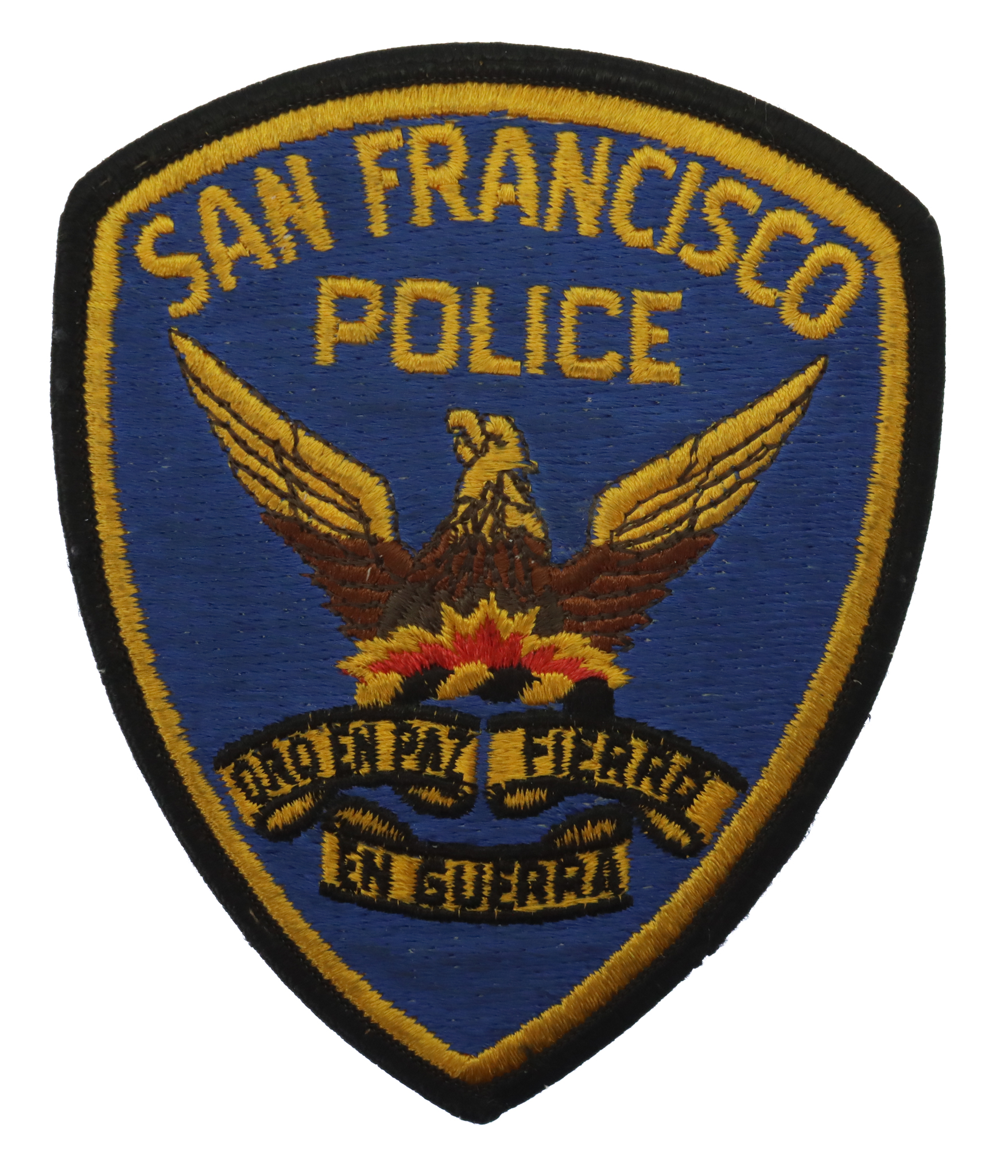 United States San Francisco Police Cloth Patch Badge
