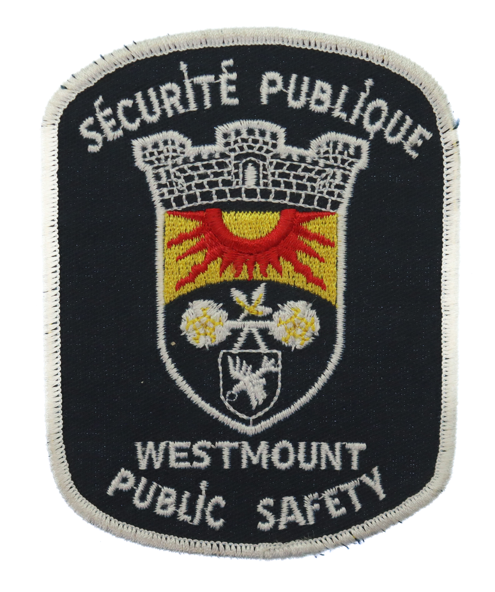 Canadian Westmount Public Safety Cloth Patch Badge